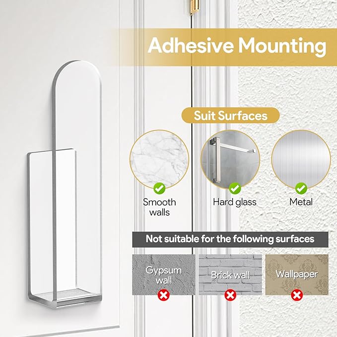 4 Pack Acrylic Hat Organizer,Hat Rack for Baseball Cap,Adhesive Hat Hooks for Wall,Sticky Clear Hat Hooks Display and Storage for Wall/Door/Closet