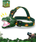LED Dinosaur Headlamp for Kids, Children's Toy Flashlight Dinosaur Toys for Age 3 4 5 6 7 8 9 Years Old Kids, Camping Hiking Gear for Boys Girls