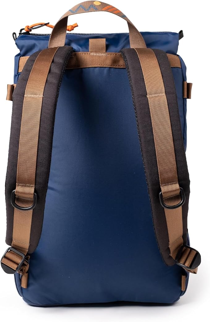 Topo Designs Rover Pack Classic - Daily Daypack for Commutes, Day Trips, Hikes, Iconic Denver Design, PFAS-Free, Fair Trade, BlueSign Backpack (Midnight)