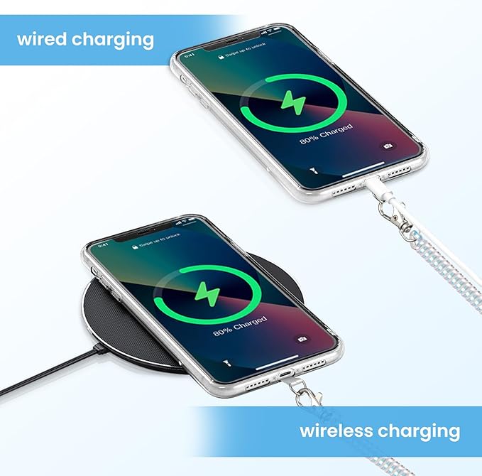 takyu 2PCS Phone Lanyard Tether with 4*Patch and 1*Carabiner for Travel Outdoor Hiking Cycling Climbing Skiing Compatible for iPhone Most Smartphones - White