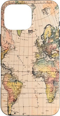 World Map ,Old Map of the World Case for iPhone 16 Pro Max