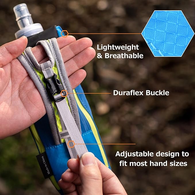 Azarxis TPU Soft Flask Collapsible Water Bottles BPA-Free 250ml 350ml 500ml 600ml for Hydration Vest Pack Running Hiking Cycling Climbing