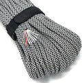 PSKOOK Survival Paracord Parachute Fire Cord Survival Ropes Red Tinder Cord PE Fishing Line Cotton Thread 7 Strands Outdoor 20, 25, 100 Feet