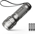 Lighting EVER LED Flashlights High Lumens, Small Flashlight, Waterproof, Adjustable Focus Flash Light for Outdoor, Emergency, AAA Batteries Included