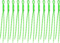 Paracord Keychain Paracord Bag Charm 12pcs Braided Nylon Rope Keychain Cord for Bag Purse Backpack Handbag