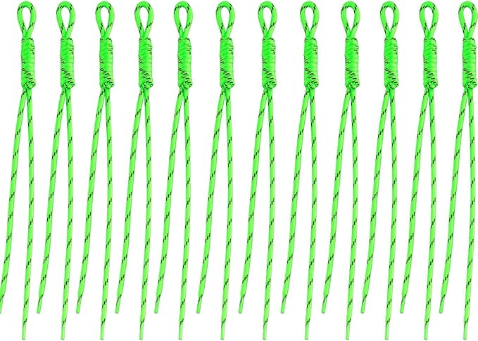 Paracord Keychain Paracord Bag Charm 12pcs Braided Nylon Rope Keychain Cord for Bag Purse Backpack Handbag