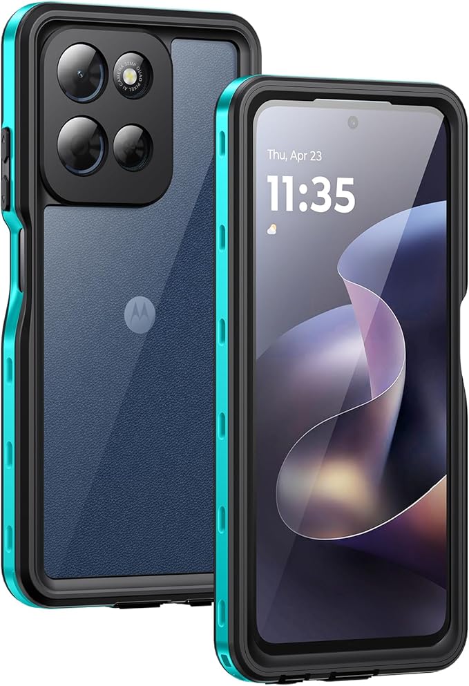 Lanhiem for Moto G 2026 / G Play 2026 5G Case, IP68 Waterproof Dustproof Shockproof Case with Built-in Screen Protector, Full Body Underwater Protective Cover for Moto G 2026 / G Play 2026 5G, Blue