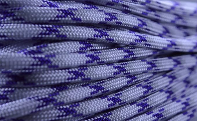 BORED? PARACORD! 550 lb Paracord – Ideal for Crafting, DIY Projects, Camping, Military & Active Outdoors – 300+ Colors – Tactical Parachute Cord Type III – Strong - Hometown Hero 50 Feet