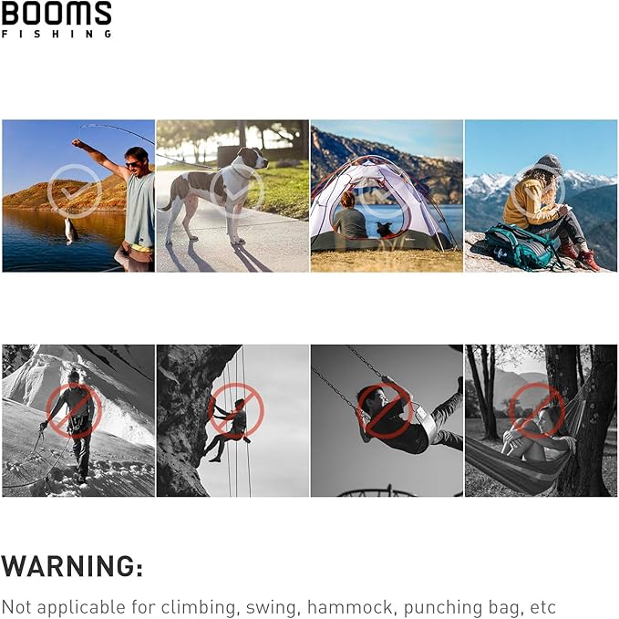 Booms Fishing CC2 Carabiner Clip, 2.3" Small Carabiner Keychain, Multi-use Aluminium D Ring Caribeener Clips