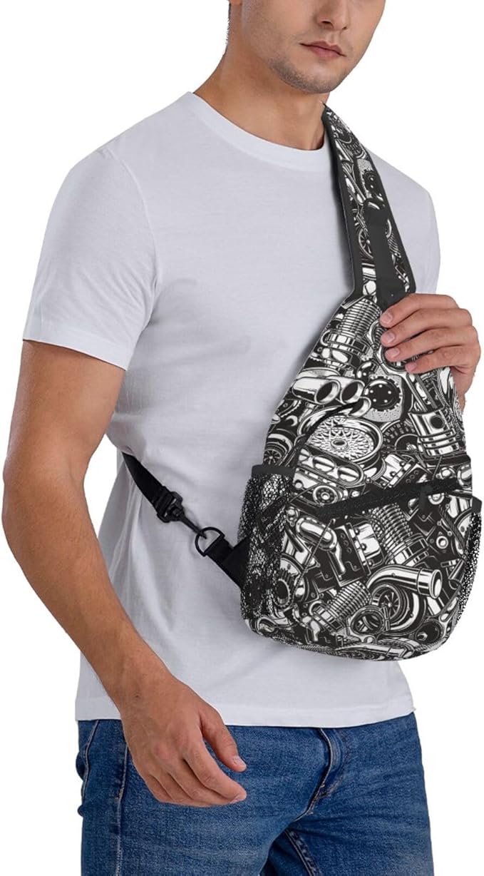 Sling Backpack For Men Hiking Daypack Crossbody Shoulder Bag Travel Chest Pack | Hiking, Travel