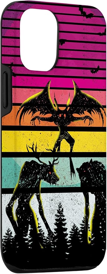 Cryptkin Cute Mothman Cryptid Map Case for iPhone 12/12 Pro