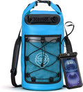 STOVER 5/10/25/30/40/55L Waterproof Dry Bag- Roll-Top Backpack w/Phone Case- Kayaking, Hiking, Camping, Boating- Men/Women