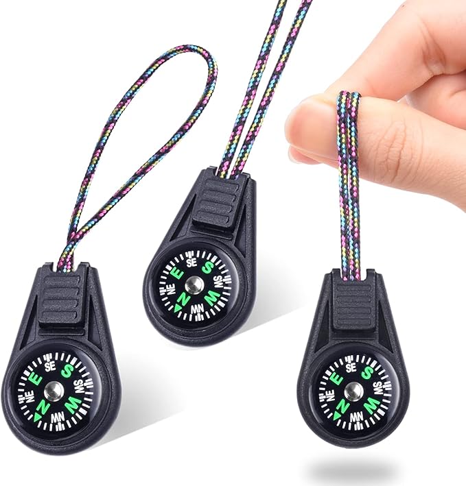 25 Pack Compass for Kids Mini Compasses Bulk Kids Toy Compass for Party Favor/Hiking/Scout Classroom Learning Directions