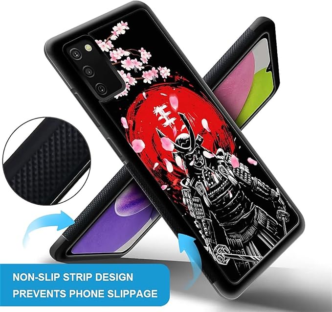 for Samsung Galaxy S20 FE Case, Sakura Japanese Samurai Pattern Graphic Design Girl Boy Soft Silicone Hard Acrylic Shock Protection for Samsung Galaxy S20 FE