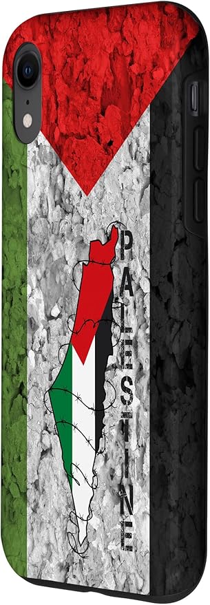 Kufiya PALESTINE Keffiyeh flag, Palestinian Map pattern Case for iPhone XR