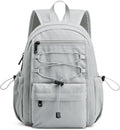 G4Free 10L Small Backpack for Women Men Lightweight Mini Travel Backpacks Hiking Casual Daypack, Light Gray