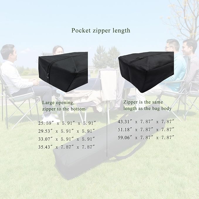 Heavy Duty Sport Duffel Bag - XL Multi-Scene Storage Organizer for Canopy Tents, Grill Tools, Hammock,Blankets,Roof Top Tents & Camping Cots with MOLLE System (43''(L) x7.87''(W) x7.87''(H))