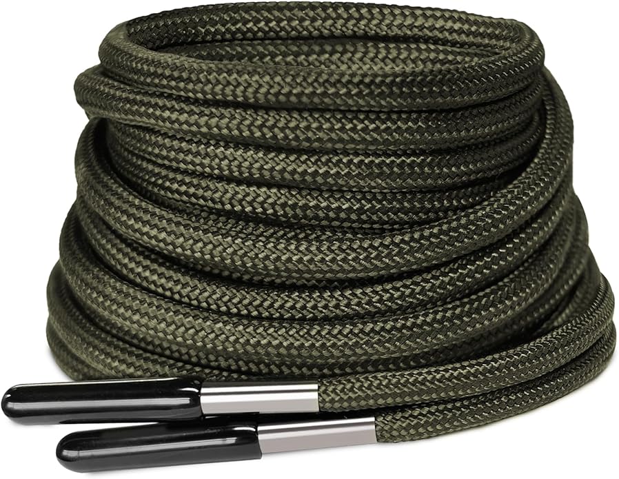 UamGlsob Paracord Survival Shoelaces with Magnesium Fire Starter - Emergency Fire Making Laces for Hiking,Backpacking,Camping