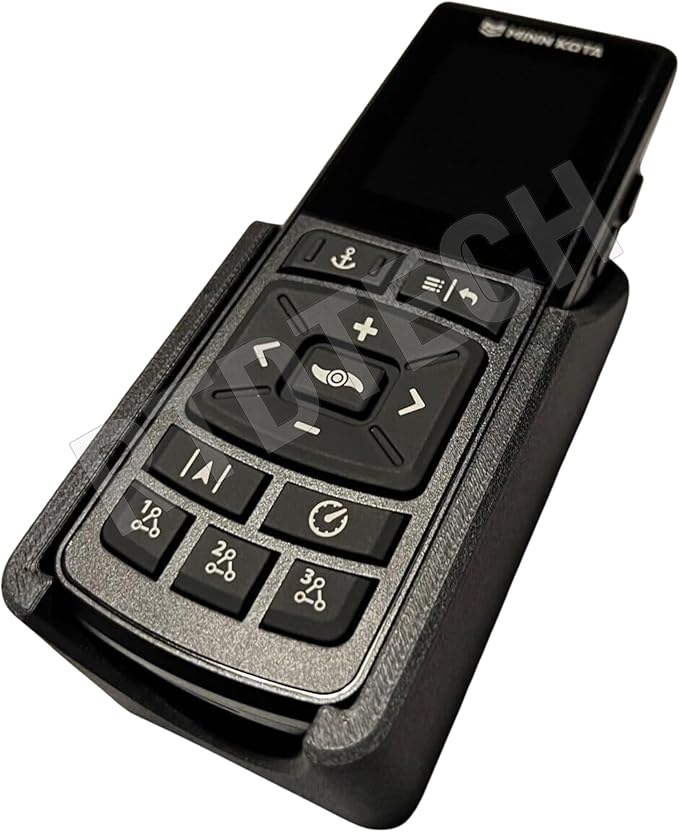 Remote Holder fits the Minn-Kota Advanced GPS trolling Motor Remote. Carbon Fiber Infused. Crafted by a Fisherman for Fishermen. Proudly Designed and Precision-Manufactured in the USA.