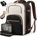 LOVEVOOK Travel Backpack Carry on Flight Approved 40L,Waterproof TSA Travel Essentials Personal Item Backpack for Women Men,Large Carry on Luggage Suitcase Travel Bag for Airplane with 3 Packing Cubes