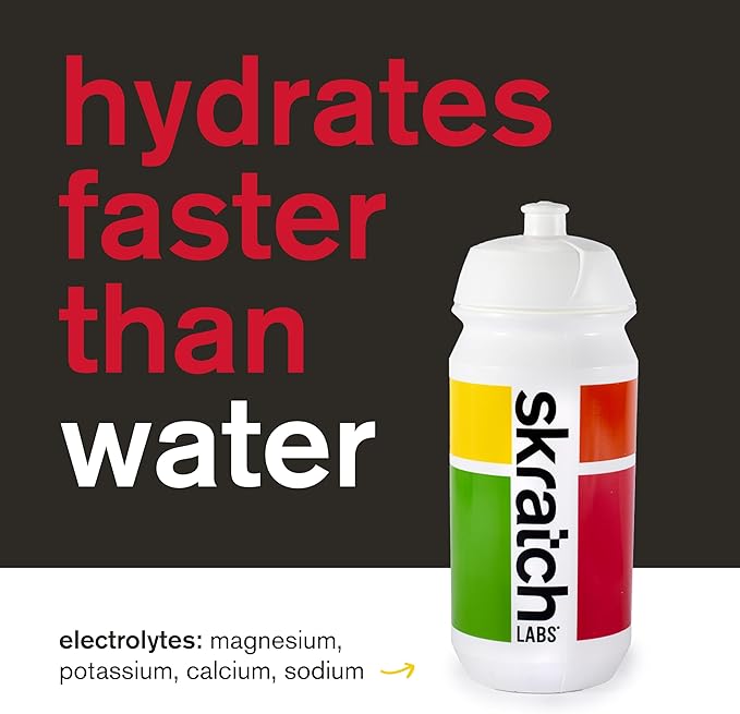 Skratch Labs Hydration Sports Drink Mix Packets – Real‑Fruit Electrolyte Powder for Fast Hydration & Endurance | Strawberry Lemonade | 20 Pack | Vegan, Non‑GMO, Clean Ingredients