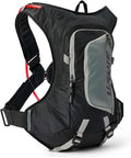 USWE Moto Hydro Hydration Pack - with Water Bladder, a High End, Bounce Free Backpack for Enduro and Off-Road Motorcycle (12L Adventure Fit Black/ Grey)