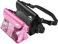 HEETA 2/3/4 Pack Waterproof Pouch with Waist Strap, Screen Touchable Dry Bag with Adjustable Belt for Phone Valuables for Kayaking, Swimming, Snorkeling, Boating, Fishing, Surfing & Beach