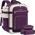 LOVEVOOK Carry On Travel Backpack For Women Flight Approved, 40L Personal Item Backpack Flight Approved, TSA Travel Bag Fit 17 Inch Laptop, Business Weekender Overnight Waterproof Daypack with 2 Cubes