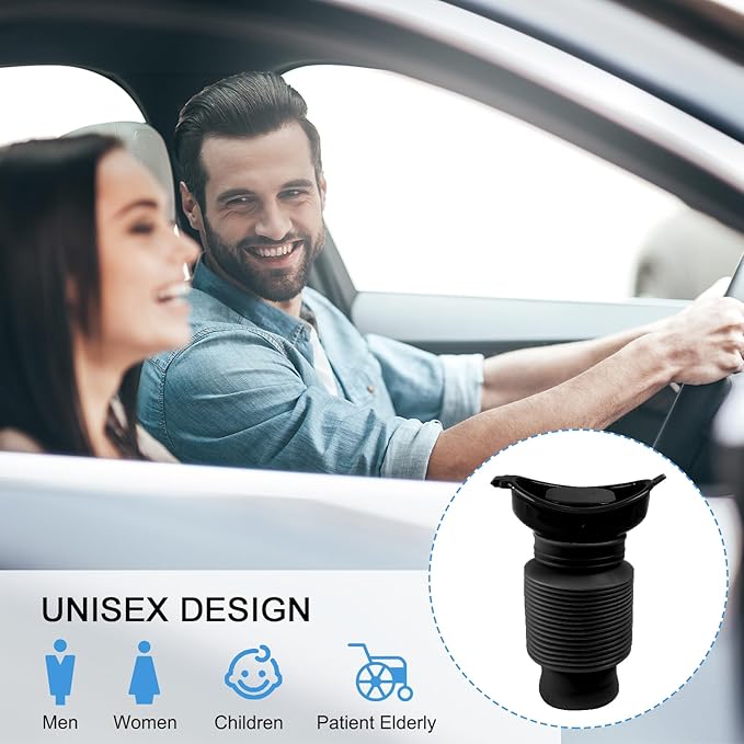 Pee Bottles for Men, Portable Urinal for Men, Collapsible Urine Bottle 750ML, Car Urinals for Men and Women, Emergency Urinal Shrinkable Pocket Toilet for Travel, Camping, Traffic Jam, Road Trips