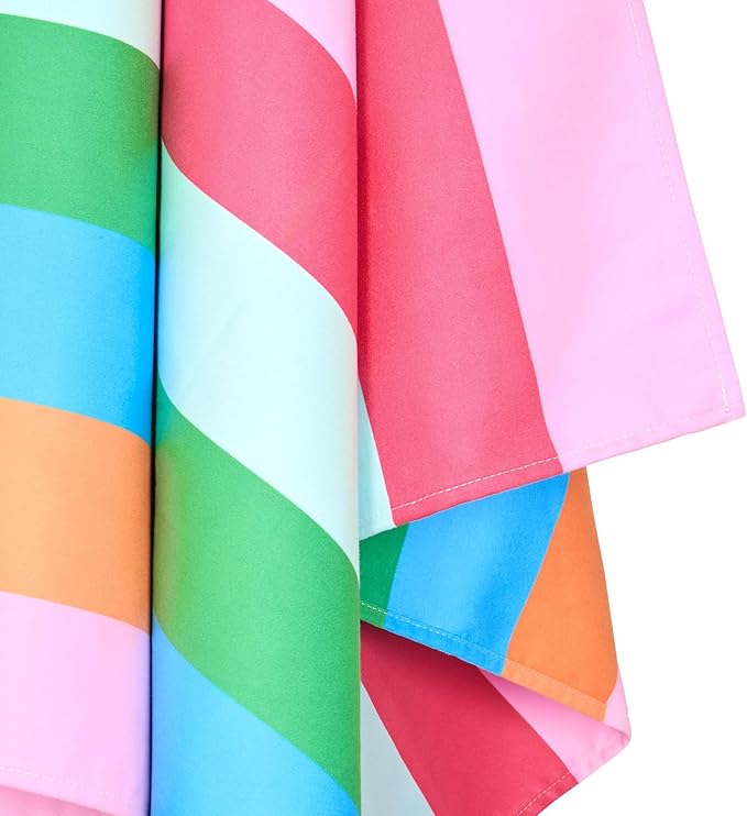Dock & Bay Beach Towel - Quick Dry, Sand Free - Compact, Lightweight - 100% Recycled - Includes Bag - Tutti Frutti - Large (160x90cm, 63x35)
