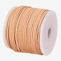 GENIQUE Real/Genuine Round Leather String Cord for Necklace, Bracelets, Jewelry, Kumihimo Braiding, DIY Projects (20 Metres) (1.5mm, Natural)