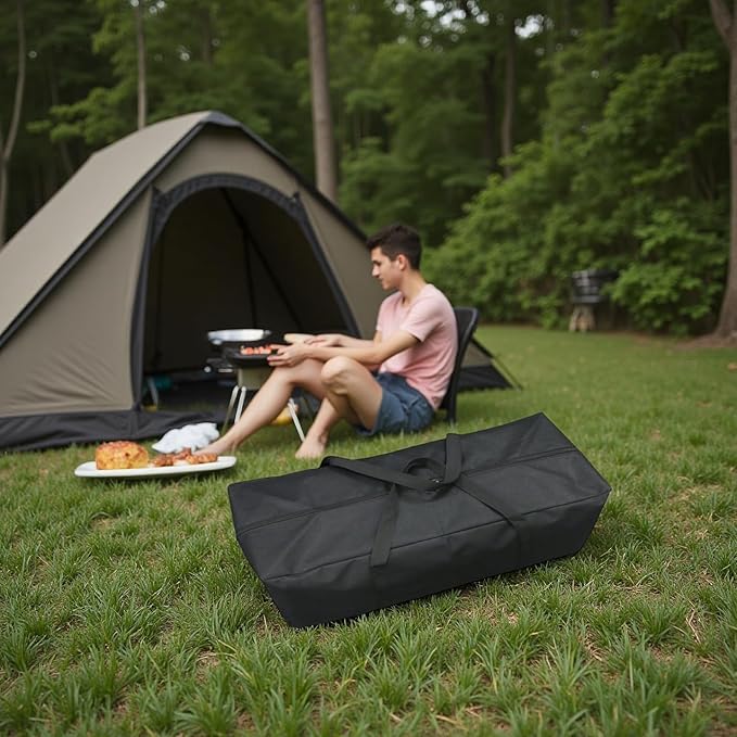 Heavy Duty Duffel Bag - XL Multi-Scene Organizer for Canopy Tents, Grill Tools, Roof Top Tents & Folding Chairs with MOLLE Straps & Reinforced Base (59''(L) x7.87''(W) x7.87''(H))