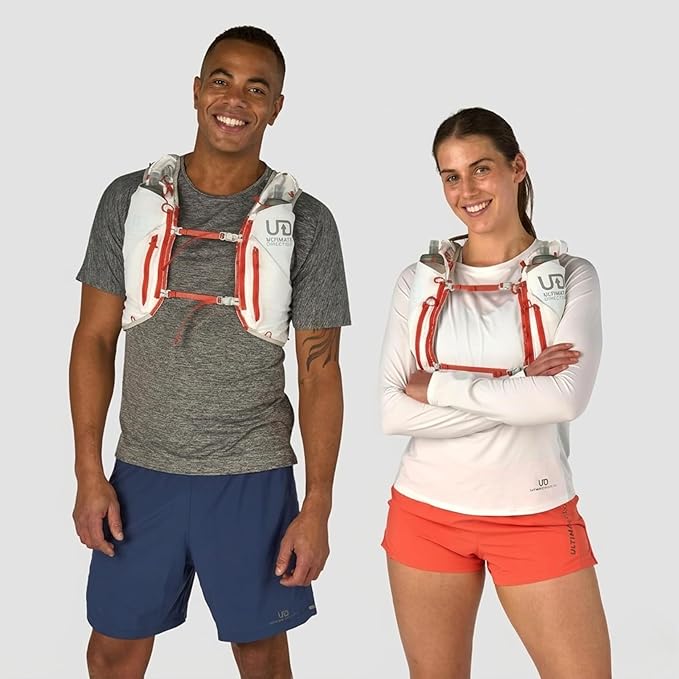 Ultimate Direction Adventure Vest | 17 Liter Capacity Hydration Pack for Running, Hiking & Fastpacking - Includes 2 Soft Flasks