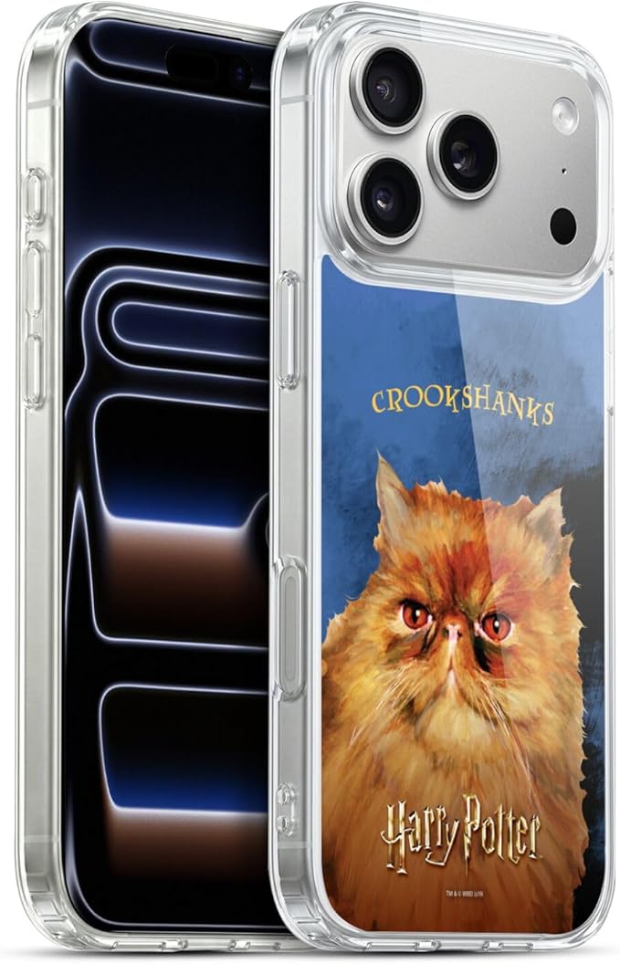 Head Case Designs Officially Licensed Harry Potter Crookshanks Prisoner of Azkaban II Gel Case [Military Grade Protection] Compatible with Apple iPhone 17 Pro Max