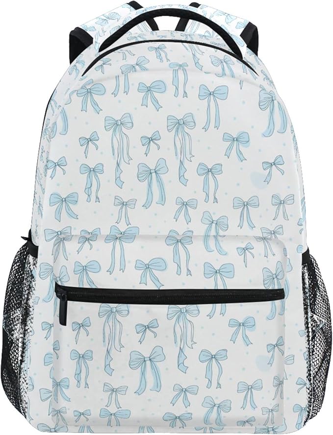 Wamika Coastal Anchor Kids Backpack Nautical Theme Starfish Shell Ocean School Backpacks Boys Girls Preschool Book Bag