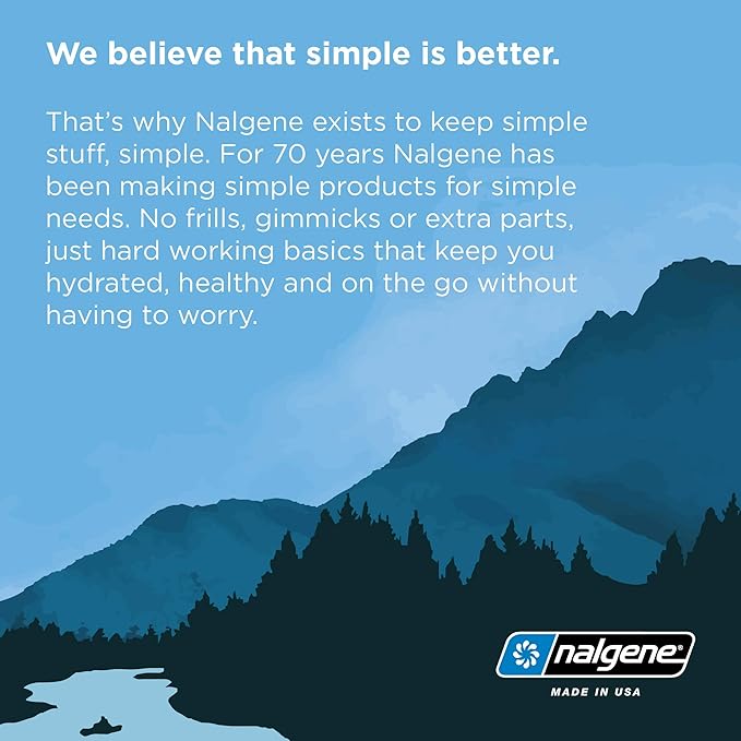 Nalgene 96-Ounce Wide Mouth Canteen Water Bottle