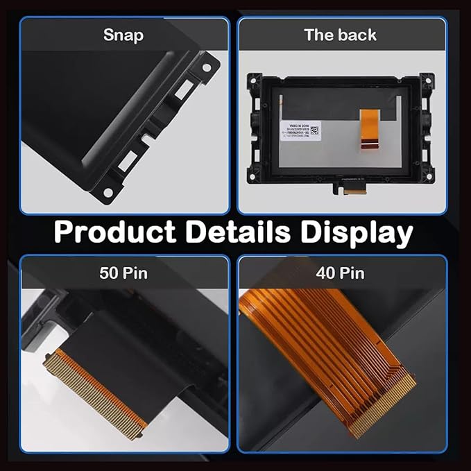 7" Uconnect Touch Screen Replacement Display with Bracket for 2017-2020 Jeep Compass TDO-WXGA0700K00057-V1 TDO-WXGA0700K00033-V2 fit Radio Navigation