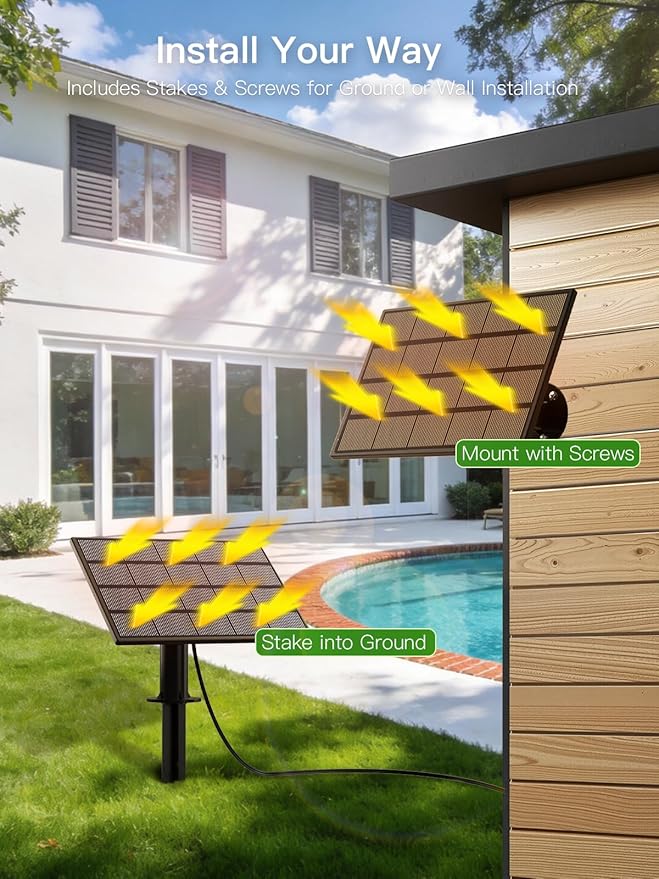 30FT Solar String Lights Outdoor Waterproof, 10+1 LED Solar Powered Lights with Remote Control, 3 Light Modes & Dimmable, USB-C Charging for Patio, Backyard, Garden, Camping