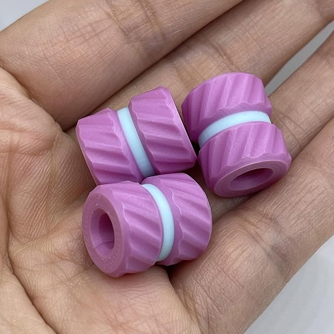 3 pcs Paracord Bead 3D Resin” Knife Lanyard Bead EDC Gear Keychain Paracord Bracelet Accessories Flashlight Charm Pocket Tools Zipper Puller Gift for Men