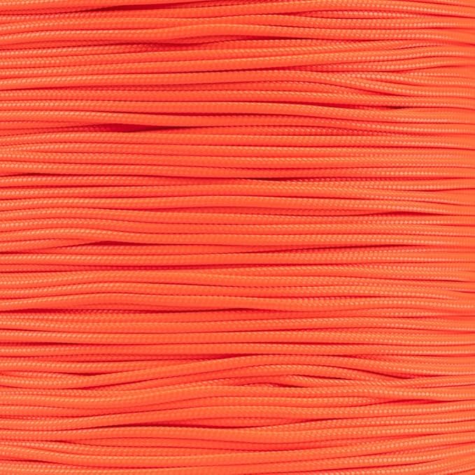 Paracord Planet 325 Paracord – 3 mm Type II Nylon Parachute Cord with 3 Inner Strands (Neon Orange, 10 ft)