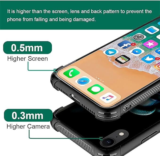 for iPhone XR Case, Skeleton Winding Snake Pattern Graphic Design Girl Boy Soft Silicone Hard Acrylic Shock Protection for iPhone XR
