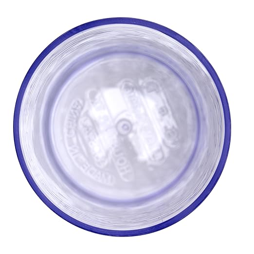 G.E.T. 3316-CL Heavy-Duty Shatterproof Plastic Pebbled Tumbler, 16 Ounce, Clear (Set of 12)