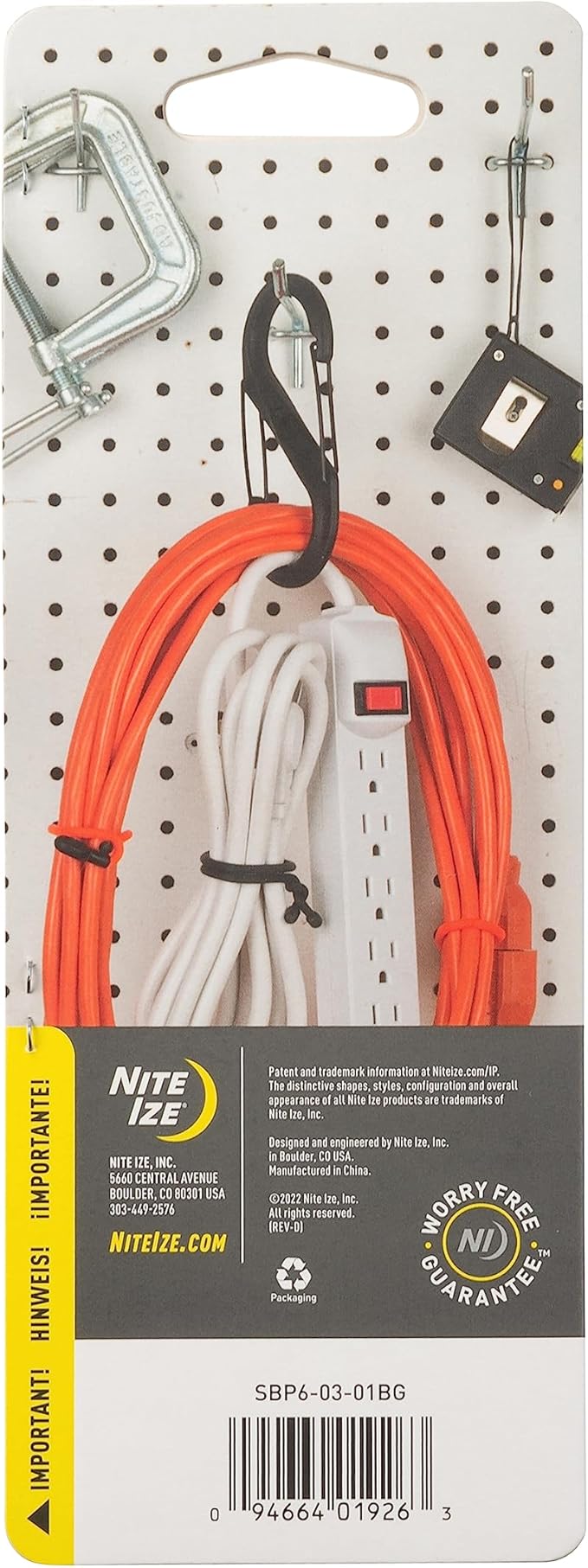 Nite IZE S-Biner Dual Carabiner Plastic