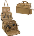 SCAVATA Patrol Bag Law Enforcement, Police Gear Car Front Seat Vehicle Organizer Bags with MOLLE System (Khaki)