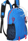 VPBAGE 15L Water-resistant Hiking Daypack, Small Backpack Travel Outdoor, Lightweight Day Pack with Tool Loops