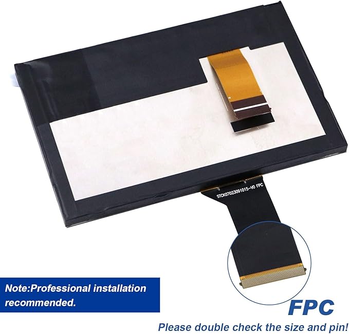 7" uconnect Touch Screen Digitizer LCD Monitor Radio Navigation Compatible with Jeep Compass 2017 2018 2019 2020 Radio Navigation Replace # TDO-WXGA0700K00033-V2 TDO-WXGA0700K00057-V1