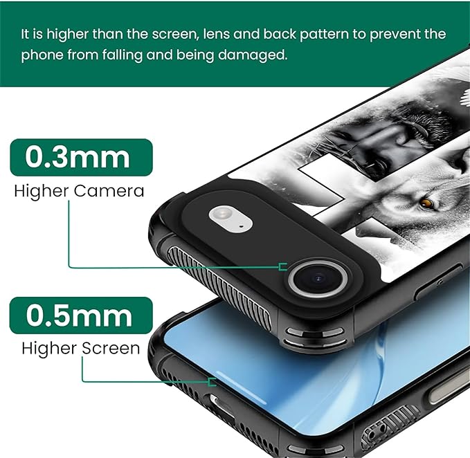 for iPhone 17 Air Case,for MagSafe Graphic Design for Girl Boy Soft Silicone Hard Acrylic Shock Protection Designed for iPhone 17 Air Lion Cross Jesus Christ Dove Pattern