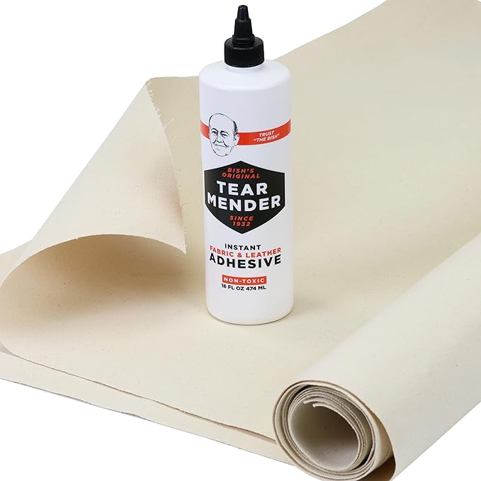 TrailMax Outdoor Canvas Patch Kit to Repair Pop-Up Campers, Canvas Tents, Boat Covers, Tarps