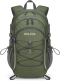 RealCool Hiking Backpack for Men Women,20L Lightweight Waterproof Travel Camping Backpack Hiking Daypack for Cycling Running,Army Green