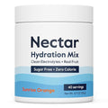 Nectar Sugar Free Electrolytes Powder - Organic Fruit No Sugar or Calories - Hydration Powder for Dehydration Relief and Rapid Rehydration - Keto and Paleo (Orange 40 Serving Tub)